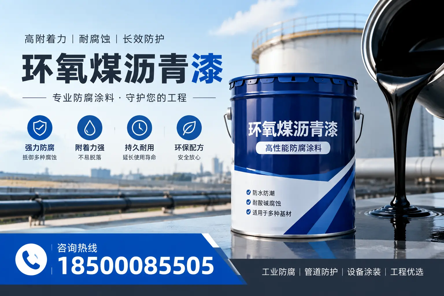环氧煤沥青漆与普通涂料的对比,哪个更适合济宁使用?